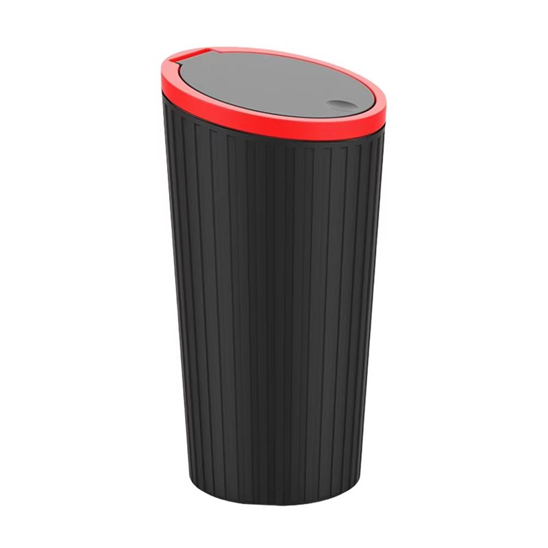 Waterproof Car Trash Can With Lid - Poubelle de voiture de type presse