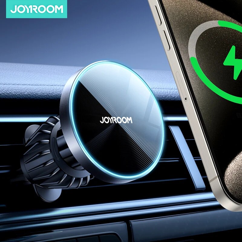 Wireless Car Charger Mount Fast Charging - Joyroom support de téléphone magnétique pour