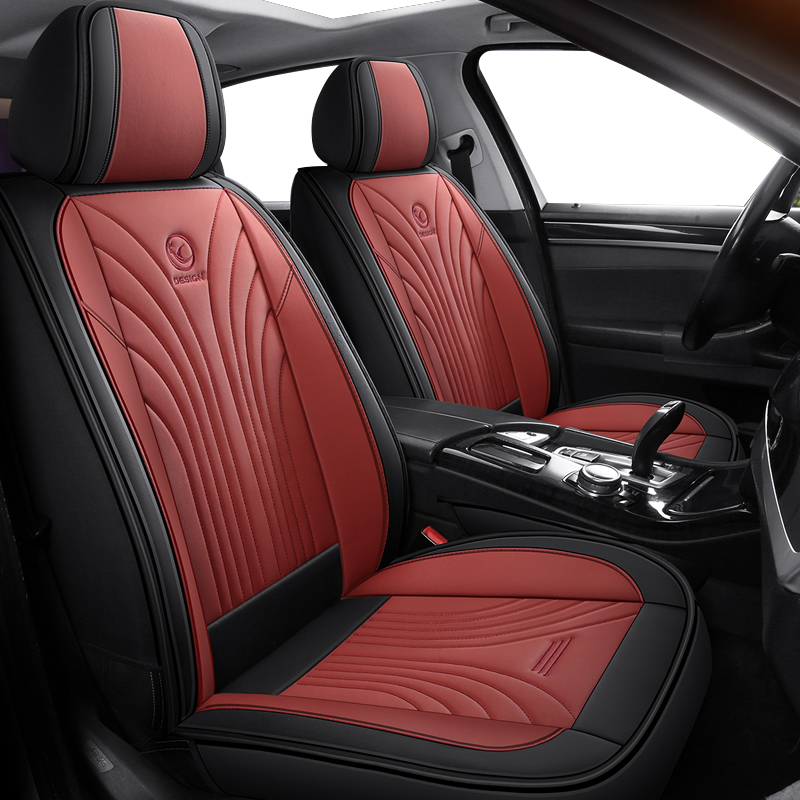 Leather Car Seat Covers Full Set Universal - Housse de siège de voiture pour