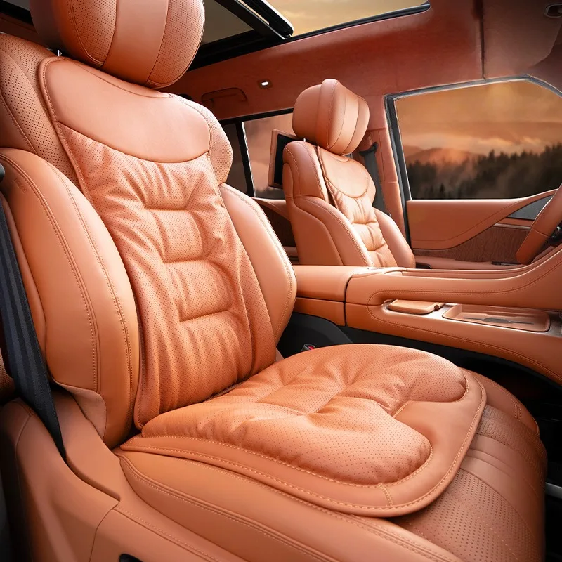 Leather Car Seat Covers Full Set Universal - Housses de siège de voiture universelles
