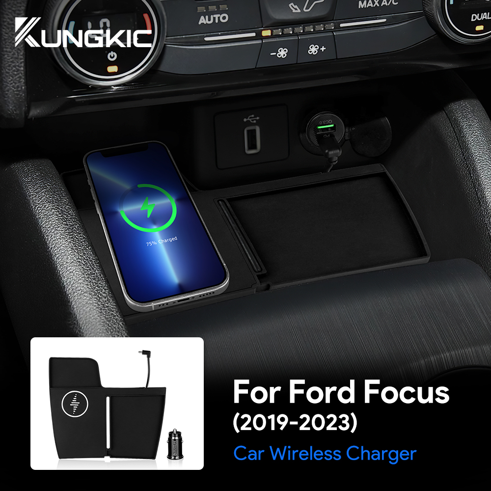 Wireless Car Charger Mount Fast Charging - Support de charge rapide sans fil