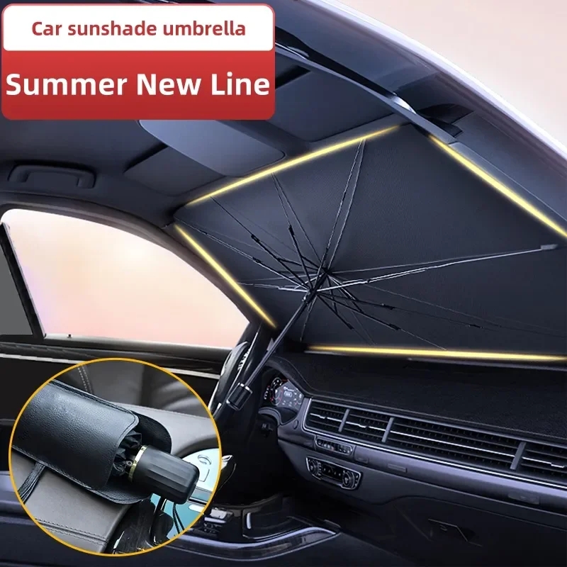 Pare-soleil de voiture pliable - Car Sunshade Windshield Umbrella Foldable avis et prix