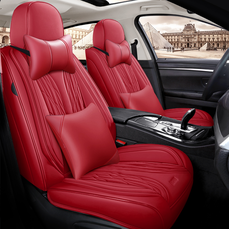 Housses de siège de voiture en - Leather Car Seat Covers Full Set Universal avis et prix