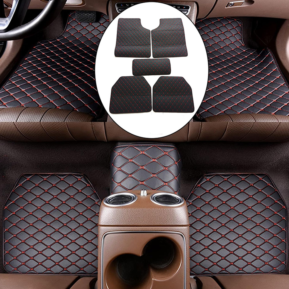 Tapis de sol de voiture en cui - Car Floor Mats Universal Waterproof Leather avis et prix