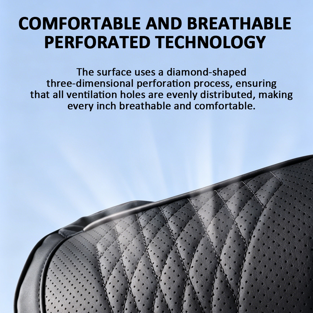 Coussin de tête de voiture lux - Memory Foam Car Neck Pillow Lumbar Support avis et prix