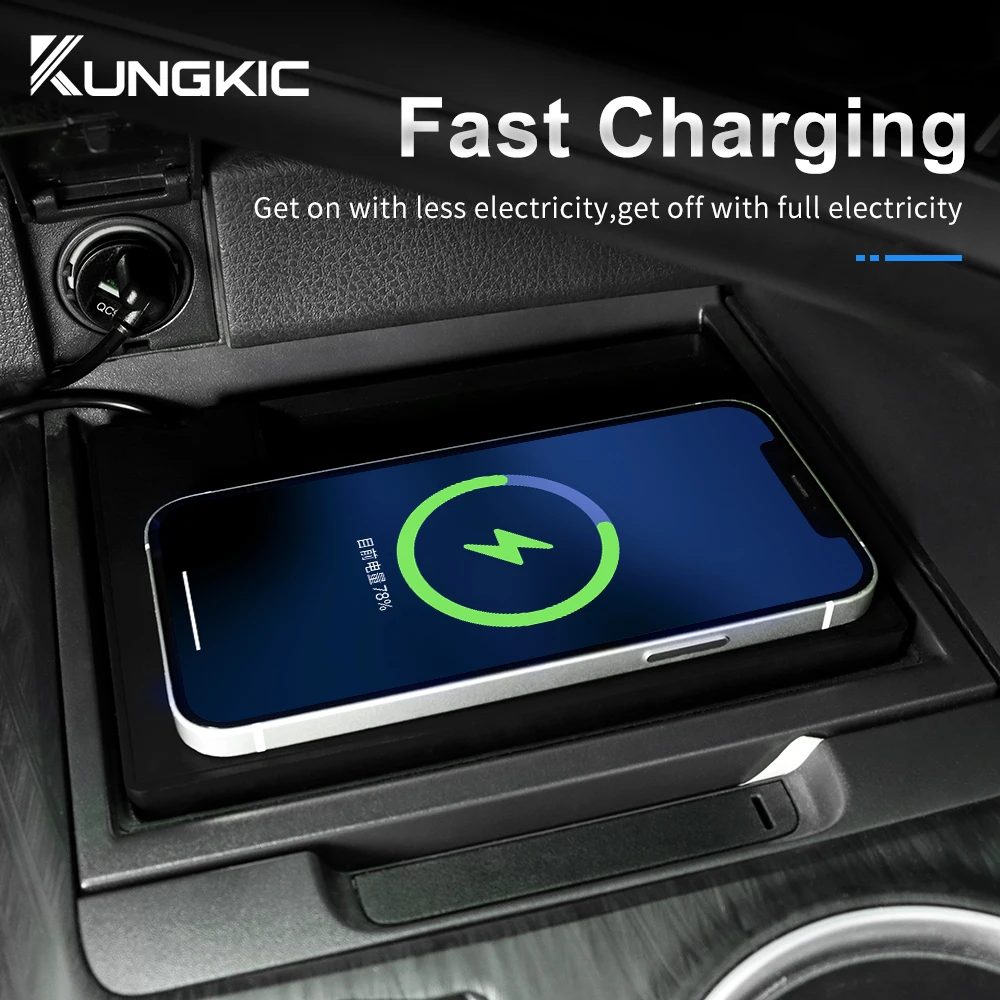 Pour Toyota Camry 70 XV70 2018 - Wireless Car Charger Mount Fast Charging avis et prix