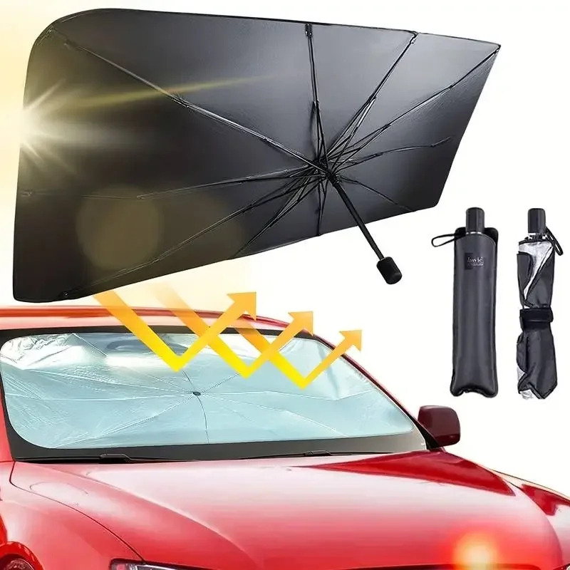 Pare-soleil de voiture, pare-b - Car Sunshade Windshield Umbrella Foldable avis et prix