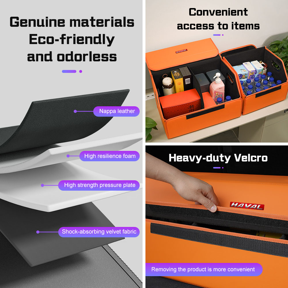 Organisateur de coffre de voit - Car Trunk Organizer Foldable Storage Box avis et prix